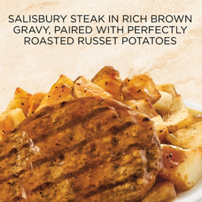 Healthy Choice Cafe Salisbury Steak With Roasted Potatoes, Frozen Meal, 9 Oz - 9 OZ - Image 3