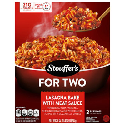 Stouffer's Meal For Two Lasagna Frozen Meal Box - 26 Oz - 26 OZ - Image 2