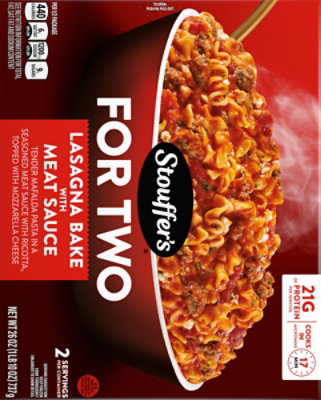 Stouffer's Meal For Two Lasagna Frozen Meal Box - 26 Oz - 26 OZ - Image 3
