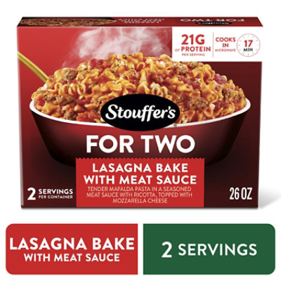 Stouffer's Meal For Two Lasagna Frozen Meal Box - 26 Oz - 26 OZ - Image 1