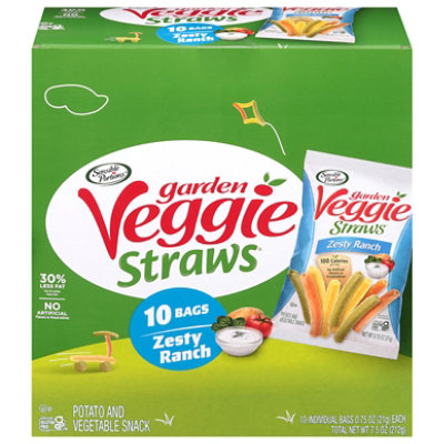 Sensible Portions Veggie Straws Zesty Ranch 10pc - 7.5 OZ - Image 2