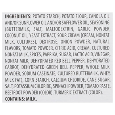 Sensible Portions Veggie Straws Zesty Ranch 10pc - 7.5 OZ - Image 4