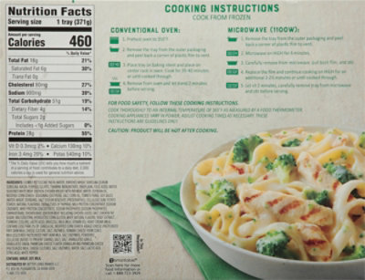 Signature Select Entree Chicken Alfredo W/broccoli 13.1 Oz - 13.1 OZ - Image 5