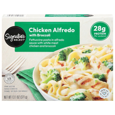 Signature Select Entree Chicken Alfredo W/broccoli 13.1 Oz - 13.1 OZ - Image 1