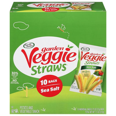 Sensible Portions Veggie Straws Sea Salt 10pc - 7.5 OZ - Image 1