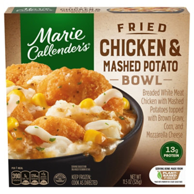 Marie Callender's Fried Chicken And Mashed Potato Bowl, Single Serve Frozen Meal, 11.5 Oz. - 11.5 OZ - Image 1