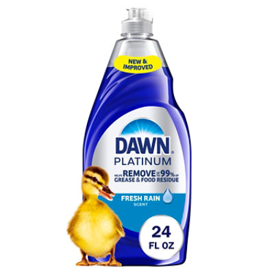 Dawn Platinum Dishwashing Liquid, Fresh Rain - 24 Fl. Oz. - 24 FZ - Image 1