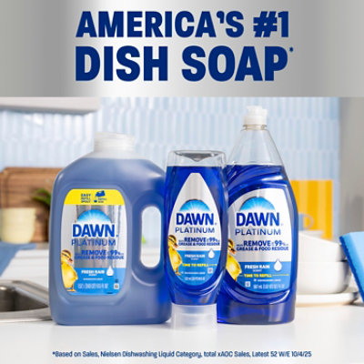 Dawn Platinum Liquid Dish Soap, Refreshing Rain Scent - 13 Fl. Oz. - 13 FZ - Image 8