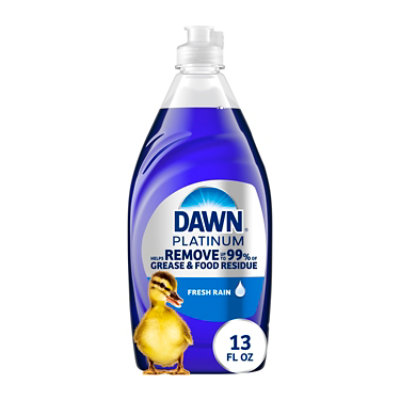 Dawn Platinum Liquid Dish Soap, Refreshing Rain Scent - 13 Fl. Oz. - 13 FZ - Image 1