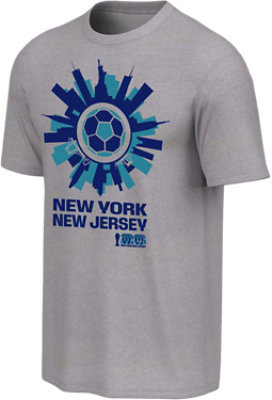 Outerstuff World Cup New York New Jersey Gray Mens XXL Tee - Each