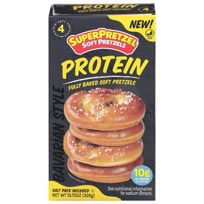 Superpretzel Soft Pretzel 10g Protein 10.75oz - 10.75OZ - Image 1