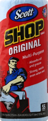 Scott Cleaning Wipes 55-Ct Shop Towels - 55.00 CT - Image 1