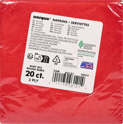 Ruby Red Beverage Naps - 20 CT - Image 3