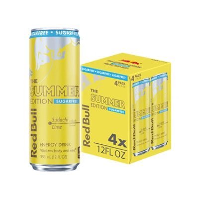 Red Bull Summer Edition 2026 Sugar Free 4-12fz - 4-12 FZ - Image 3