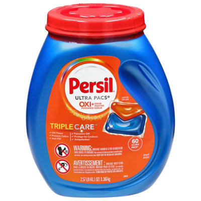 Persil Ultra Pacs Triple Care Laundry Detergent With Oxi Power - 60 Ct. - 60 CT - Image 1