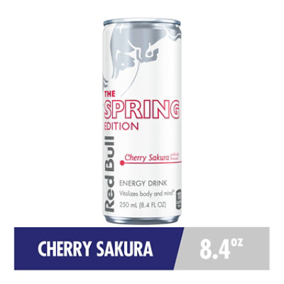 Red Bull Cherry Sakura Spring Edition Energy Drink - 8.4 Fl. Oz. - Image 1