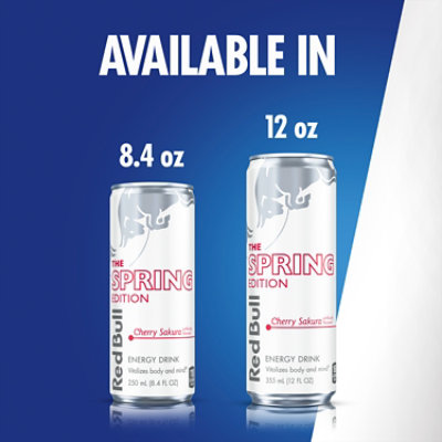 Red Bull Cherry Sakura Spring Edition Energy Drink - 8.4 Fl. Oz. - Image 7