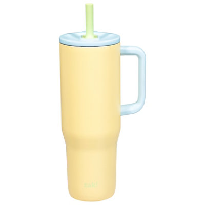 Zak Designs 30 Oz Stainless Steel Sutton Straw Tumbler - Each - Image 2