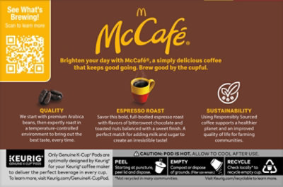 Mccafe Espresso Roast 10ct - 10 CT - Image 4