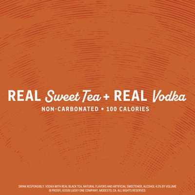 Lucky One Iced Tea  Can - 16 FZ - Image 5