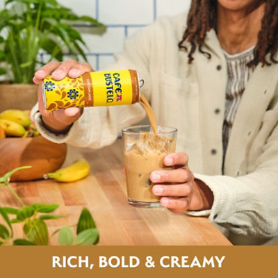 Cafe Bustelo Coffee Con Leche Single Serve - 11 FZ - Image 2