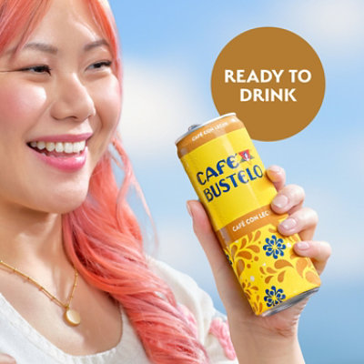 Cafe Bustelo Coffee Con Leche Single Serve - 11 FZ - Image 3