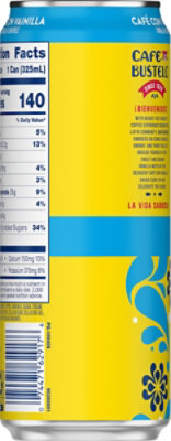 Cafe Bustelo Coffee Vanilla Single Serve Ready To Drink - 11 FZ - Image 5