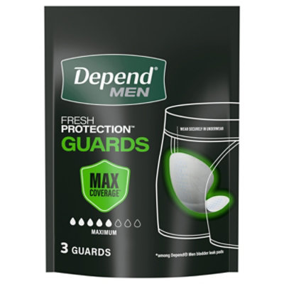 Depend Men Max Absorb Guard Dsp 3 - 3 CT - Image 2