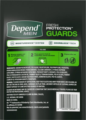 Depend Men Max Absorb Guard Dsp 3 - 3 CT - Image 4