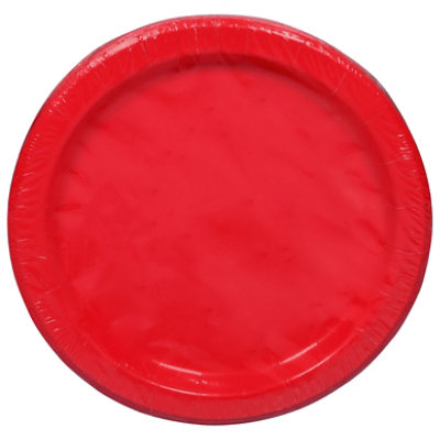 Unique Ruby Red Plate 7in - 1 EA - Image 2