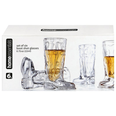 Hom Glass Cowboy Shot Glass - 6 CT - Image 2