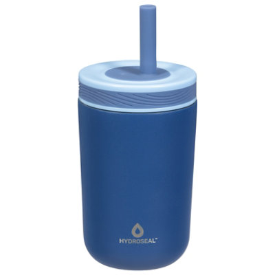 Neat Basics 12 Oz Stainless Steel Tumbler Straw Navy - Each - Image 2