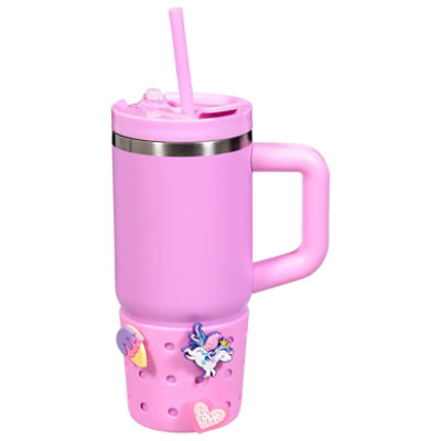 Neat Basics 20 Oz Stainless Steel Tumbler With Charm Lavendar - Each - Image 2