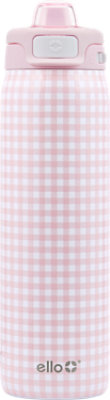 Ello Pop & Fill Pink Pingham 22 Oz Stainless Steel Tumbler - Each - Image 1