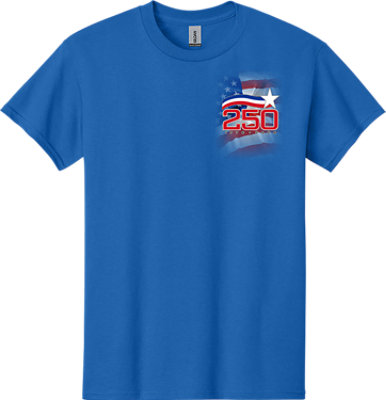 Classic Impressions 250th Anniversary USA Tee Shirt - Each - Image 1