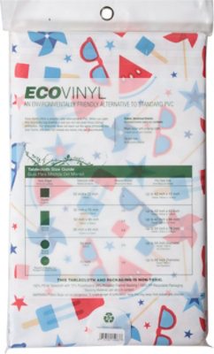 Kane Home Patriotic Vinyl Tablcloth - Each - Image 3