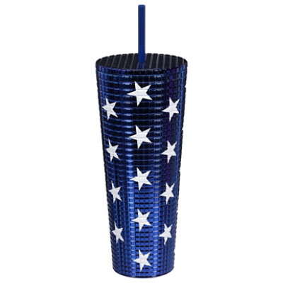 Signature Select 24 Oz Metallic Stars Tumbler - Each - Image 1