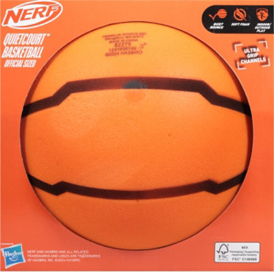 Franklin Sports Nerf Quietcourt Foam Basketball - Each - Image 3