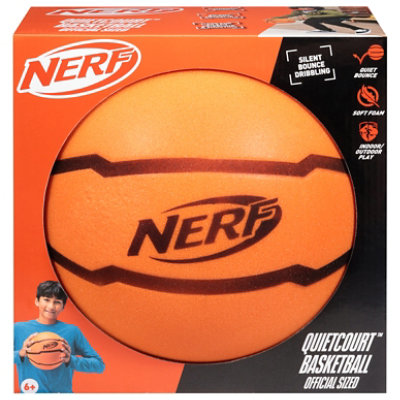 Franklin Sports Nerf Quietcourt Foam Basketball - Each - Image 1
