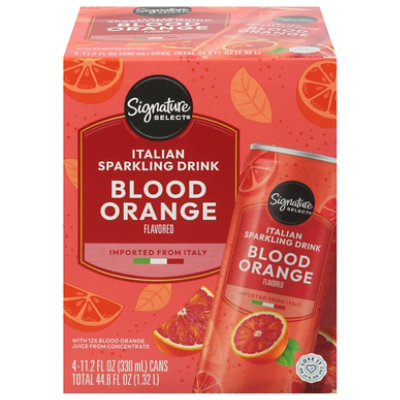 Signature Select Sparkling Italian Blood Orange 4-11.15 Fz - 4-11.15 FZ - Image 1