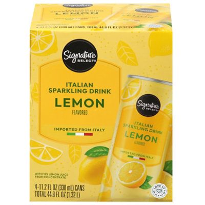 Signature Select Sparkling Italian Lemon 4-11.15fz - 4-11.15 FZ - Image 1
