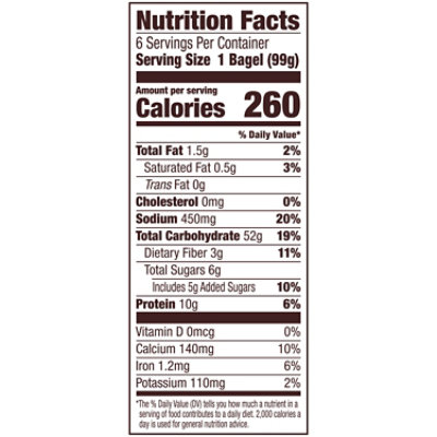 Pepperidge Farm Sourdough Bagels - 21 OZ - Image 2