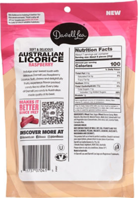 Darrell Lea Licorice Raspberry - 7 OZ - Image 5