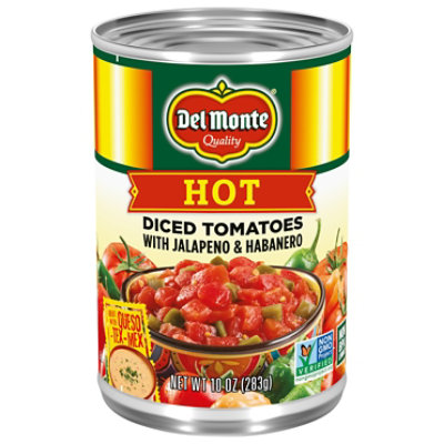 Dm Tom Petite Diced Hot With Habanero - 10 OZ - Image 1