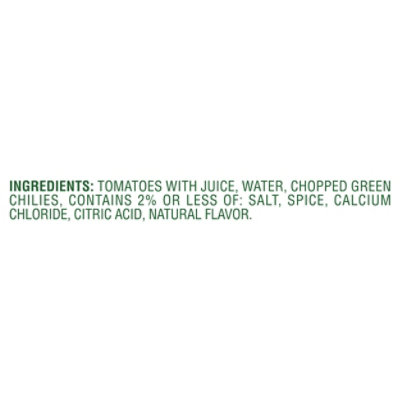 Dm Tom Pet Diced Originalwith Green Chile - 10 OZ - Image 4