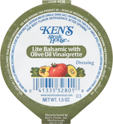 Kens Balsamic & Olive Light Dressing Packets Ingredient - 100 CT - Image 2