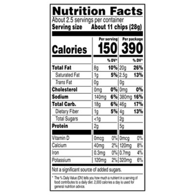 Doritos Simply Tortilla Chips Cool Ranch - 2.625OZ - Image 3