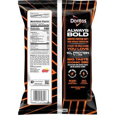 Doritos Sweet & Tangy BBQ Protein Tortilla Chips - 7 Oz - Image 5