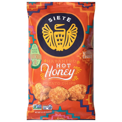 Siete Potato Chips Habanero Honey - 5.5 OZ - Image 2