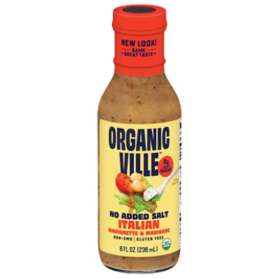 Organicville Dressing Italian No Salt - 8 FZ - Image 3